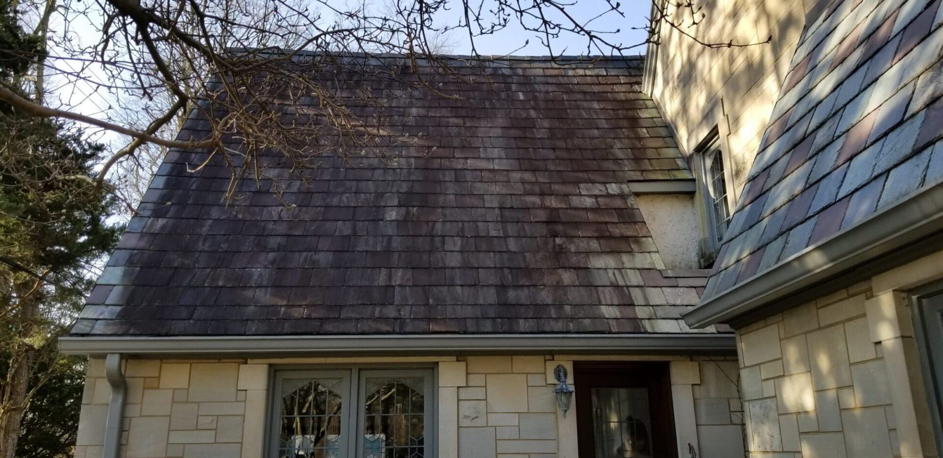 Slate Roof Before