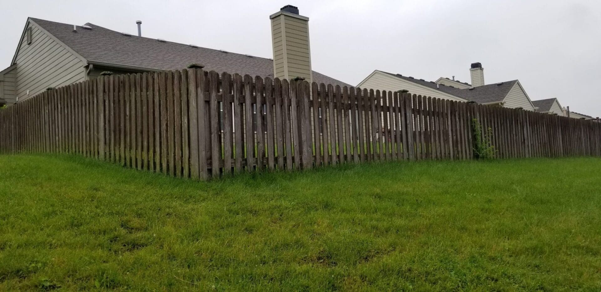 Wood Fence Before