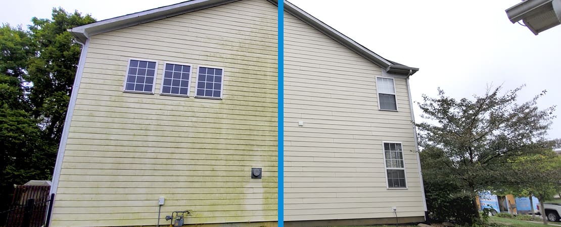 Soft Wash House Vinyl Siding